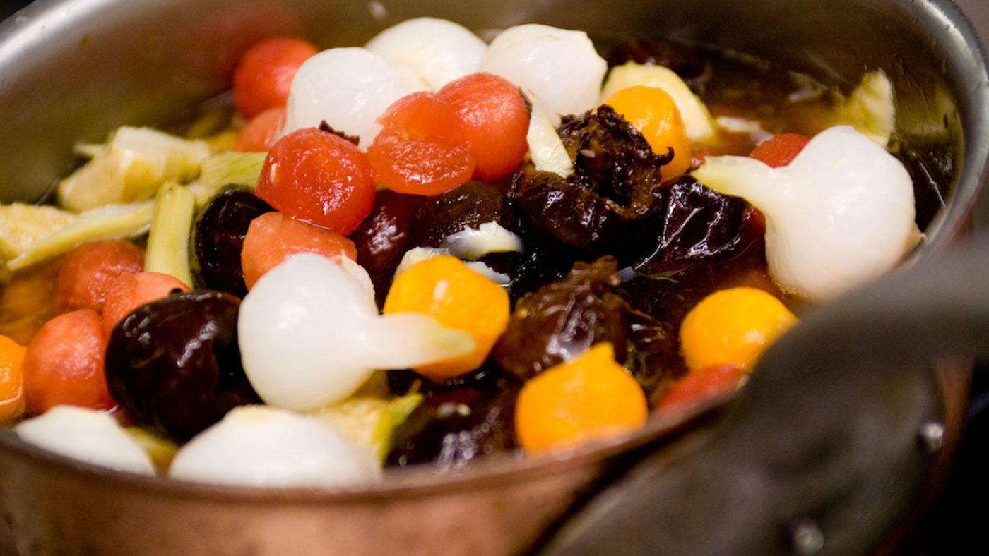Cyrille Billot Restaurant, Mets Plat petits légumes